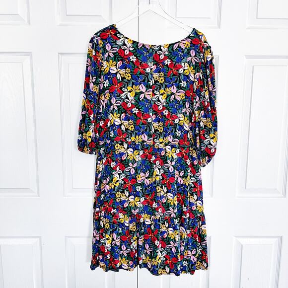 Eloquii Elements Knot Front Floral Dress - Picture 9 of 9